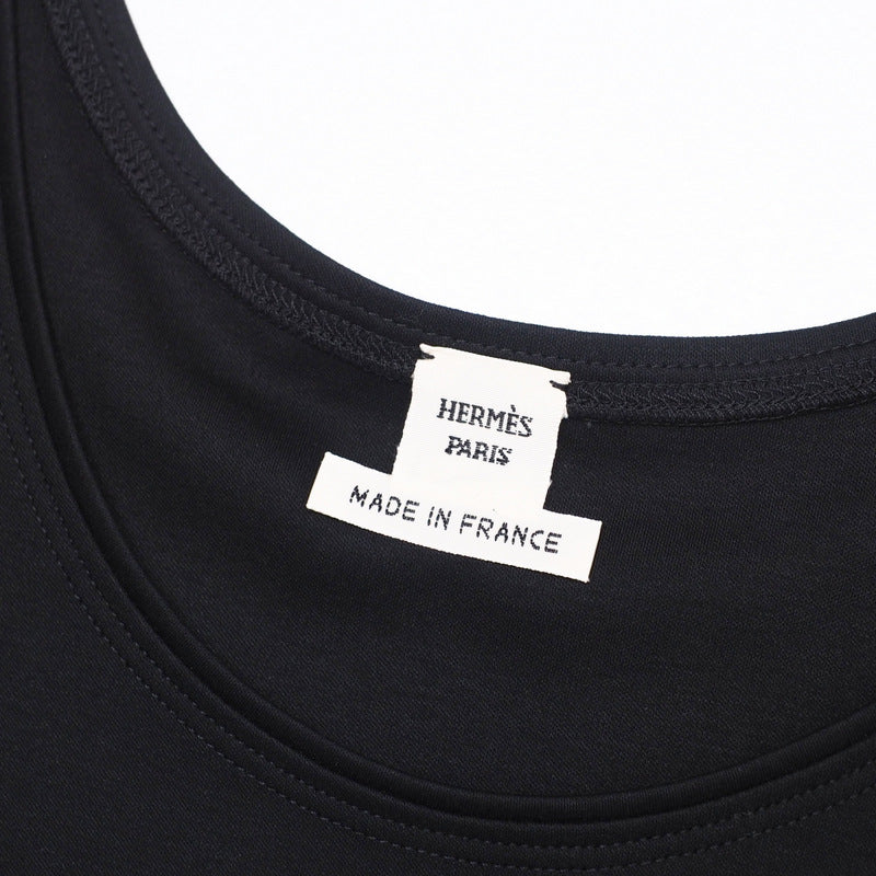 HERMES one piece 42501DV0238 cotton black Women 38