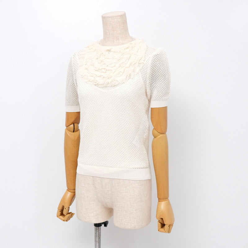 Christian Dior knit 8E24557AM705 knit off white Women 34