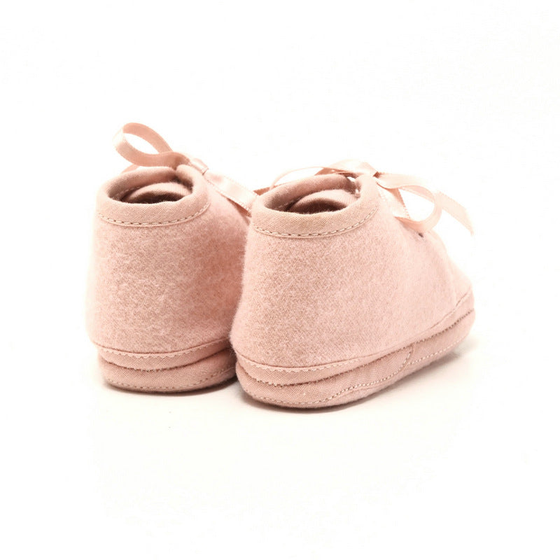 HERMES Other shoes Wool, Angora pink Hose embroidery Baby shoes first shoes Kids No size listed
