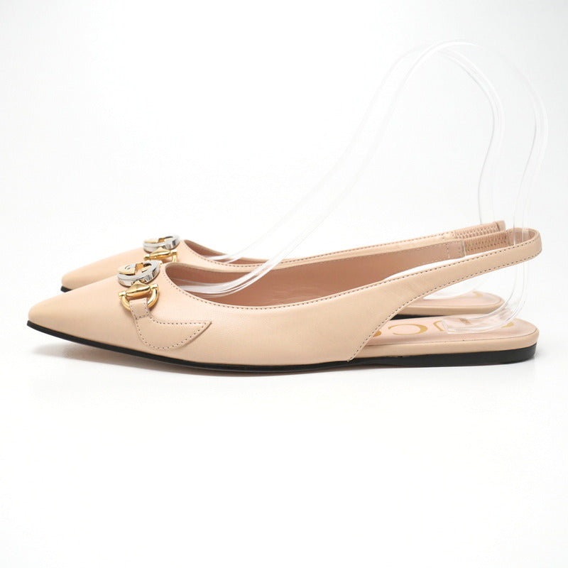 GUCCI pumps 626725 leather beige Women 37