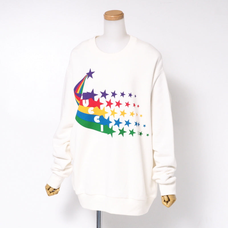GUCCI sweat 617964 cotton white Women S