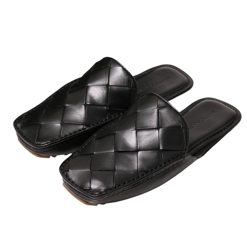 BOTTEGAVENETA Sandals Genuine Leather black Women 37