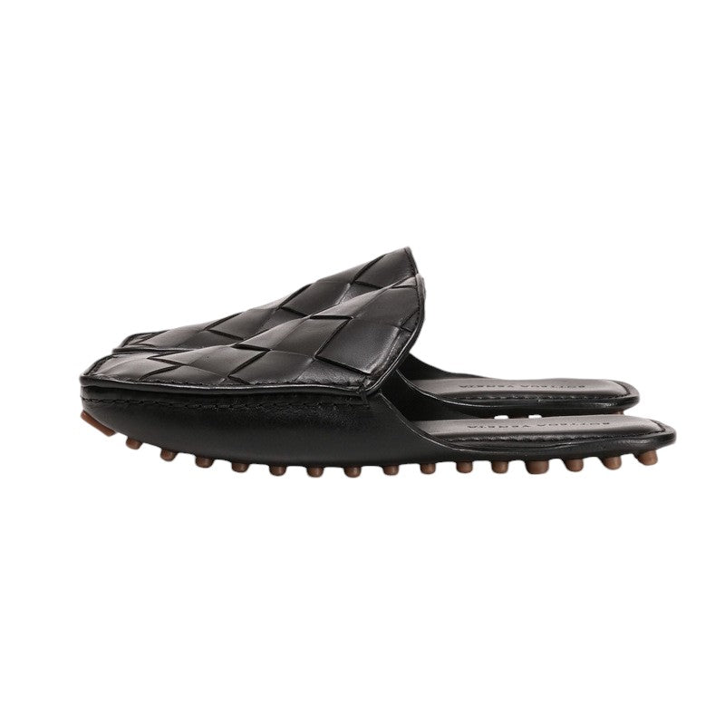 BOTTEGAVENETA Sandals Genuine Leather black Women 37