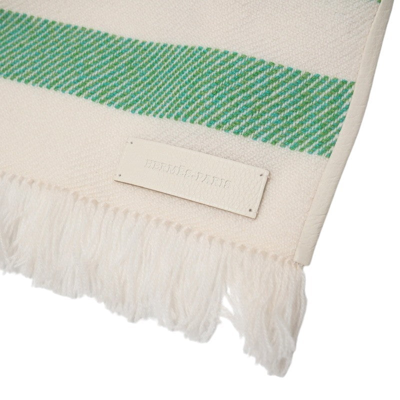 HERMES shawl cashmere Ivory Women