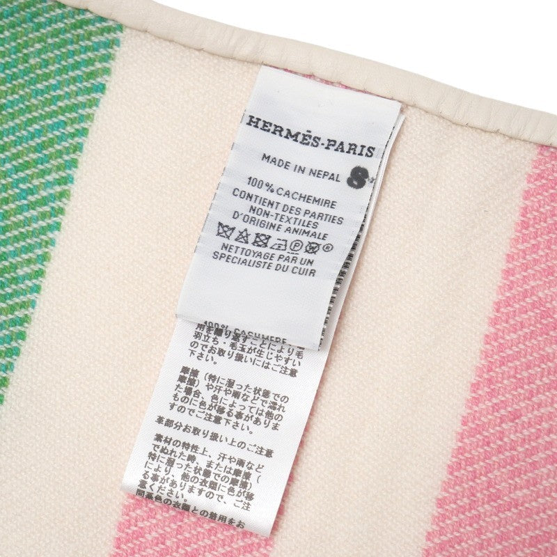 HERMES shawl cashmere Ivory Women
