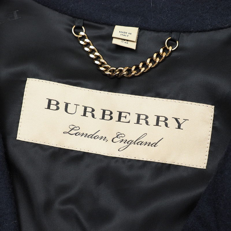 BURBERRY coat 4055840 wool Navy Women 40