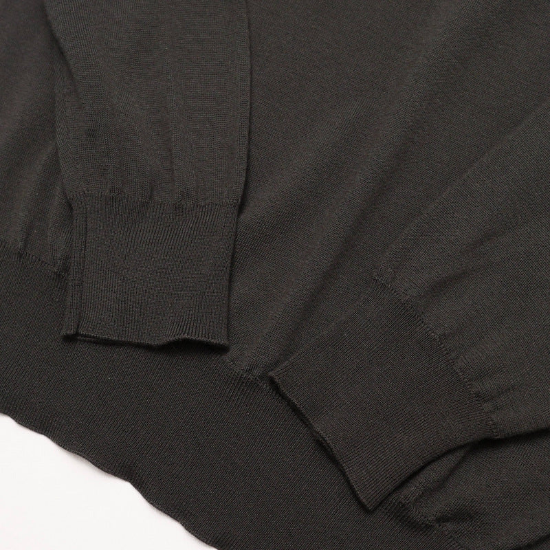 HERMES sweater H467045HA knit Dark brown mens M