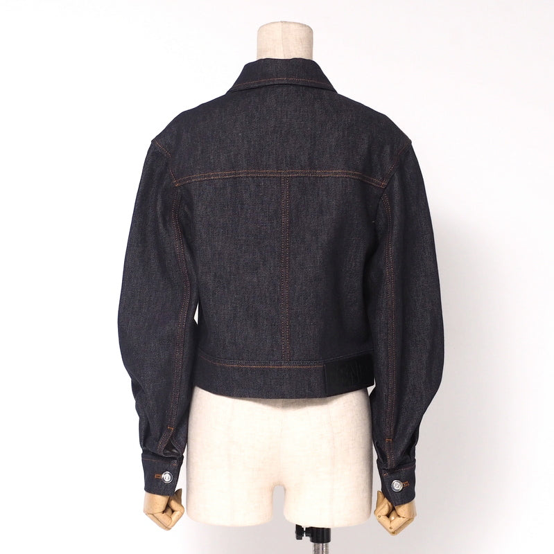 FENDI Denim Jacket FLF822 denim Navy Women 36