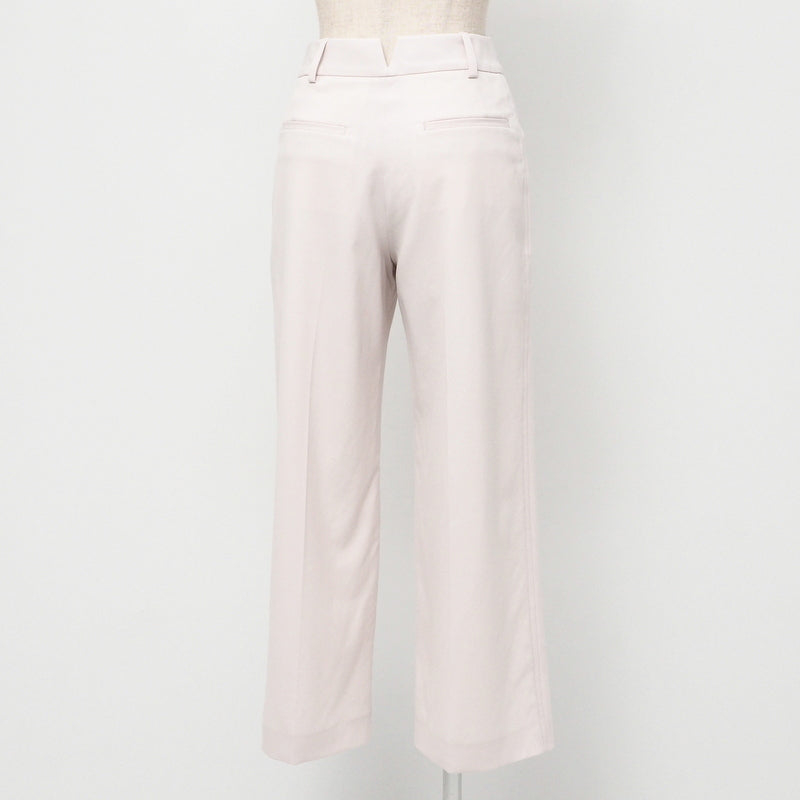 HERMES Pants wool Light gray Women 34