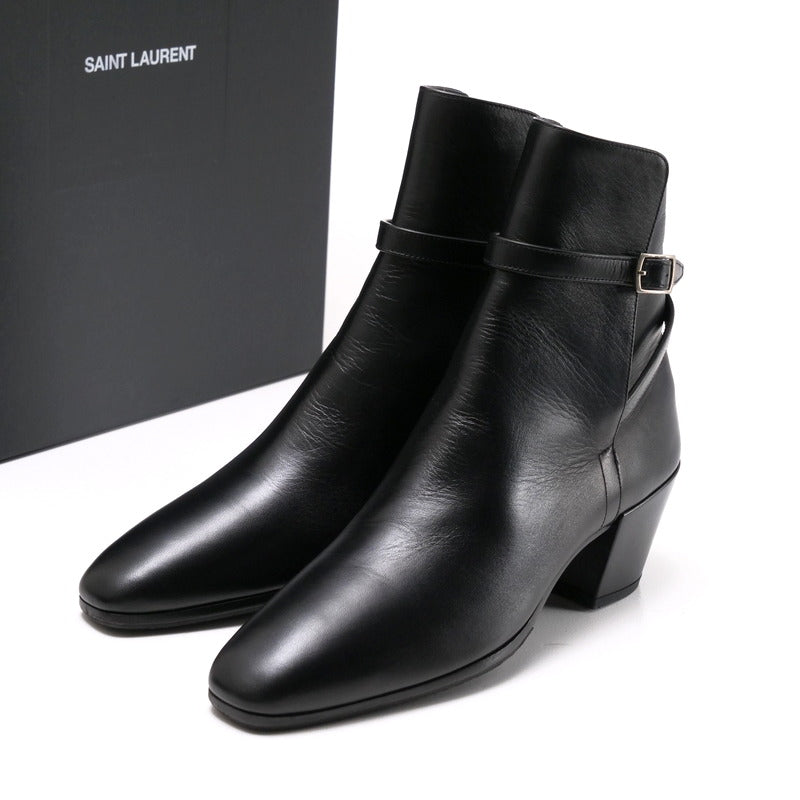 SAINT LAURENT PARIS boots 591999 leather black Women 36