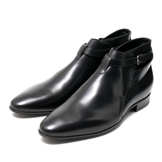 SAINT LAURENT boots WA379762 leather black mens 43