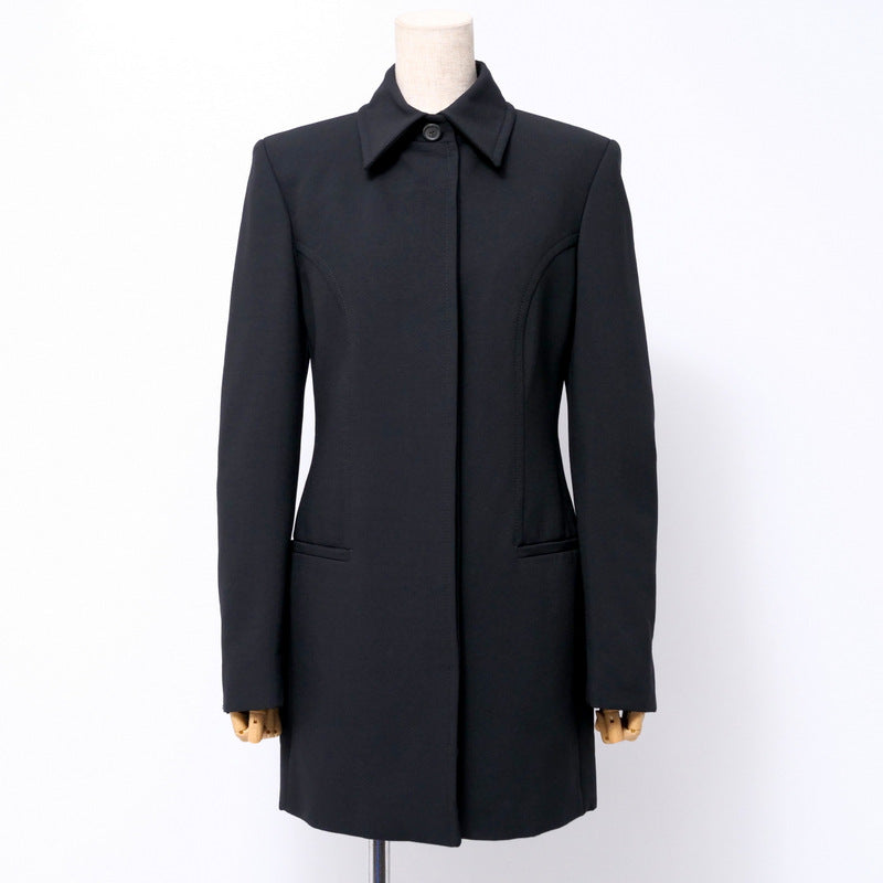 GUCCI Jacket 44% nylon, 25% rayon, 24% wool, 7% polyurethane black 214-0242-7998 Women 38