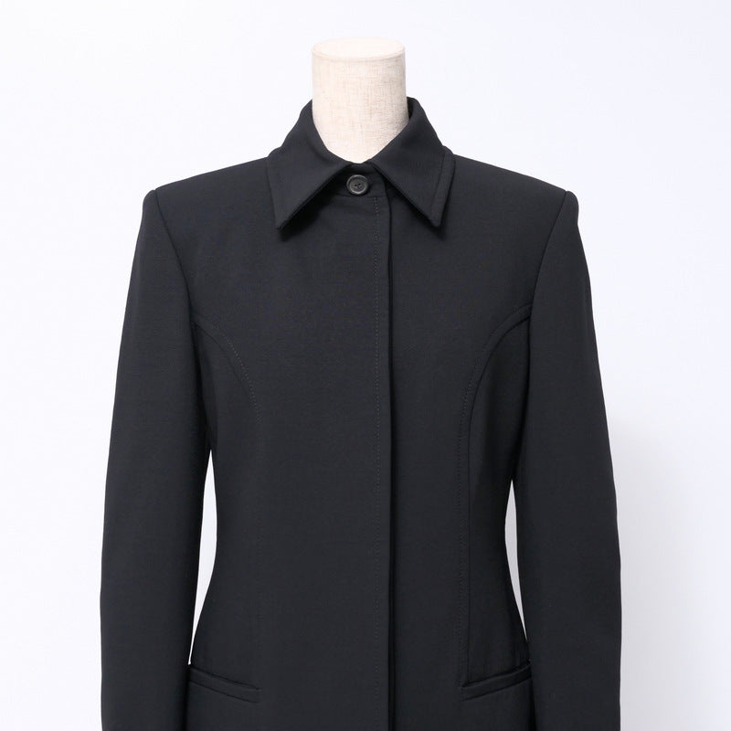 GUCCI Jacket 44% nylon, 25% rayon, 24% wool, 7% polyurethane black 214-0242-7998 Women 38