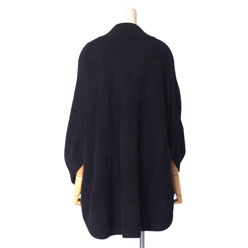 HERMES knit knit black Women 34