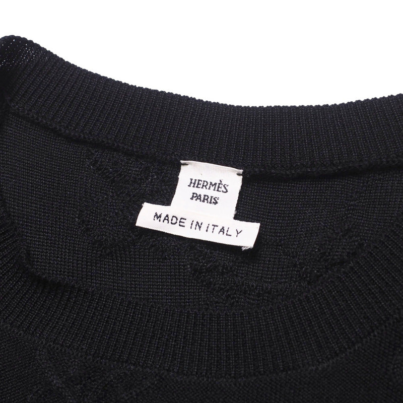 HERMES one piece knit black Women 36