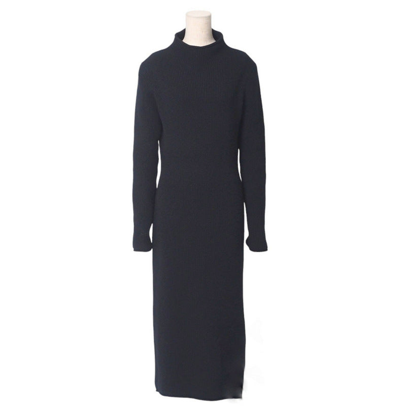 HERMES one piece cashmere black Women 40