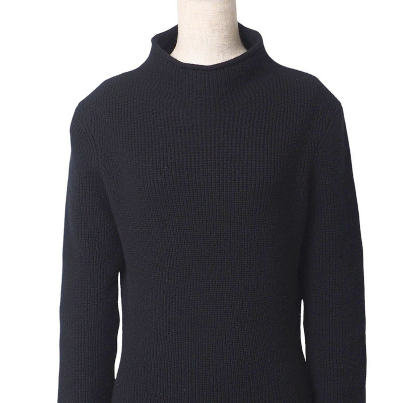 HERMES one piece cashmere black Women 40