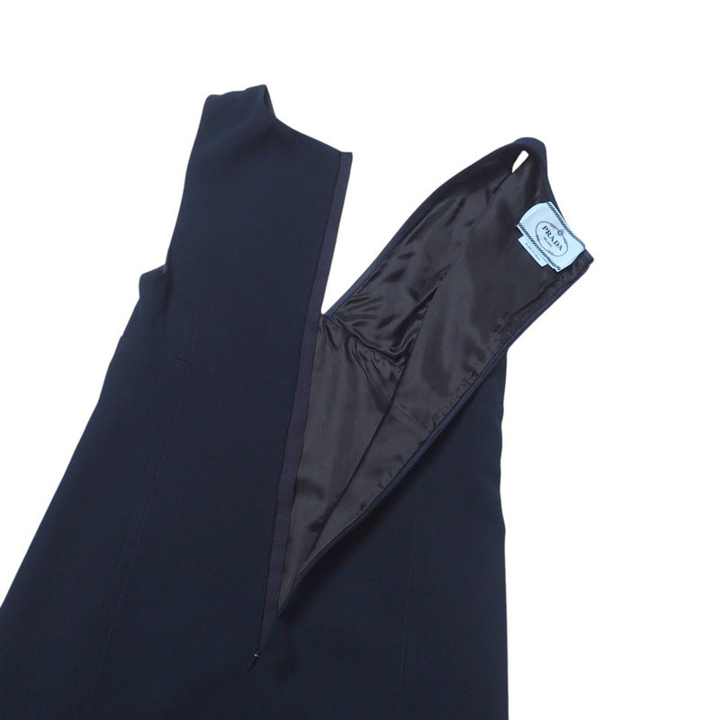PRADA one piece DNA881 Acetate 72% Viscose Rayon 28% Navy Women 40