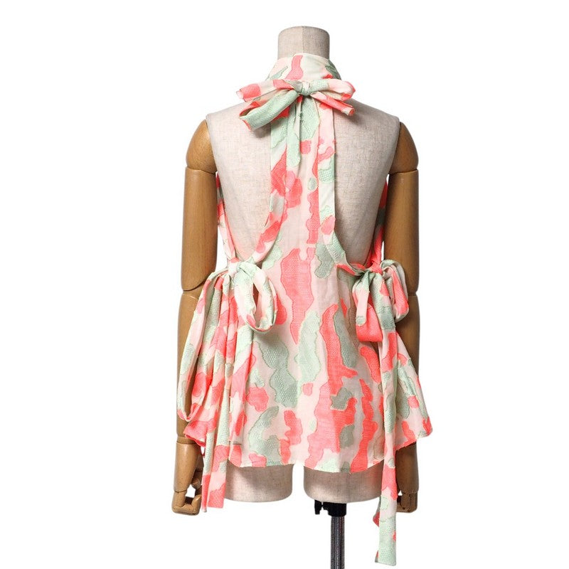 LOUIS VUITTON blouse RW101B WQBL49S2Y cotton Green/pink type Women 36