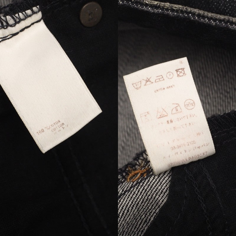 LOUIS VUITTON Denim pants 072WWLPA02CF7 Cotton denim Black type Women 38