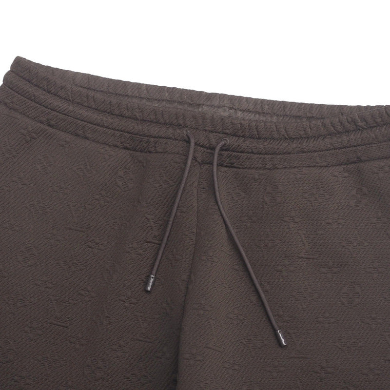 LOUIS VUITTON Pants RM231Q XHM HJY46W 66% polyester, 21% nylon, 13% cotton Brown Monogram mens XL