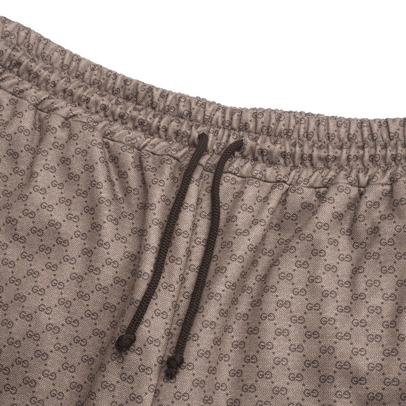 GUCCI Shorts 654762 sweat Brown mens S