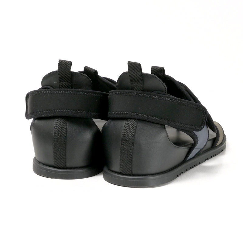 HERMES Sandals FR231747ZH Sole: rubber Khaki / Black Giorno mens 44