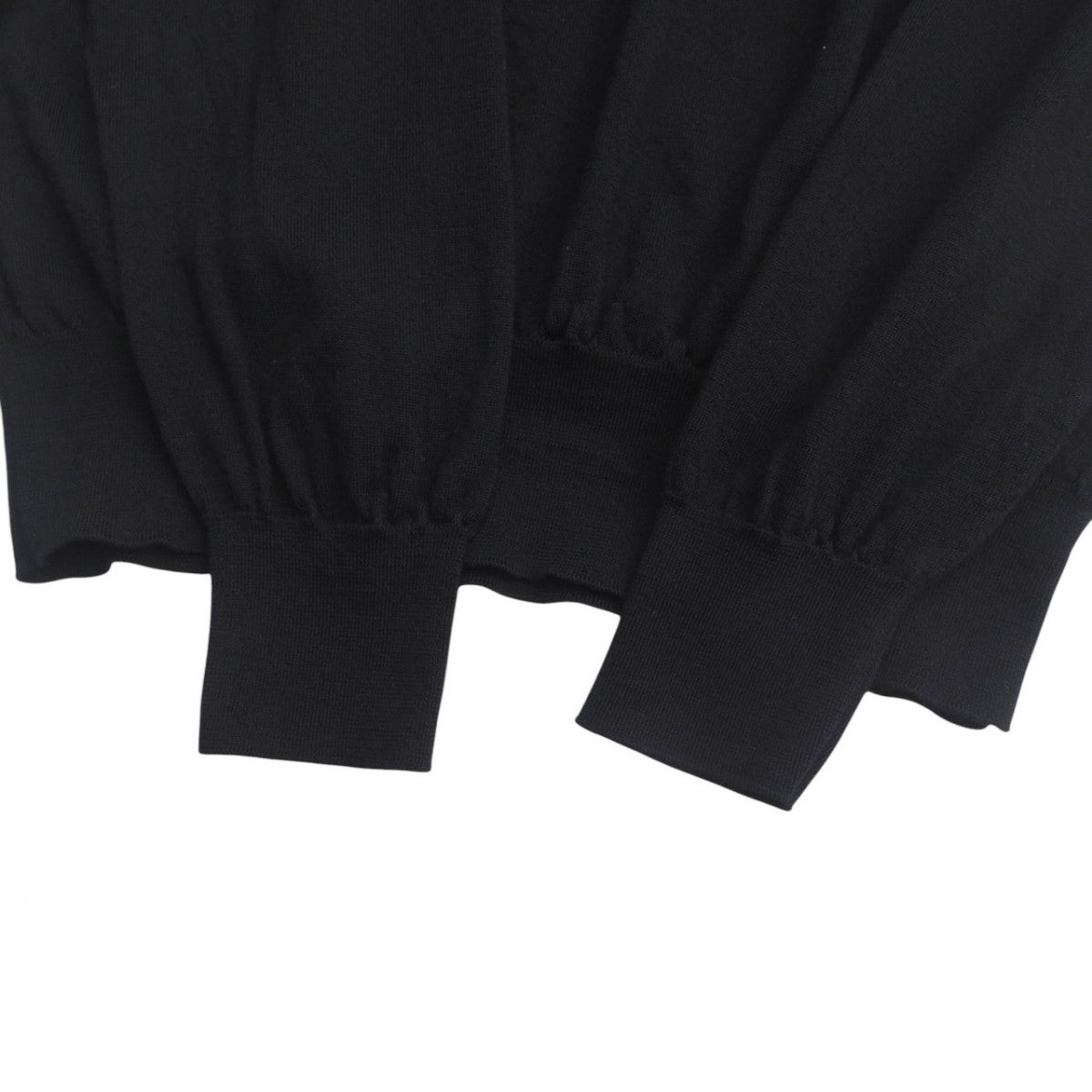 HERMES sweater Hair 100% black mens XL