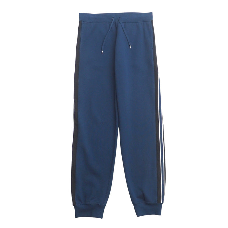 HERMES Pants 467790HA sweat Navy Run H mens -