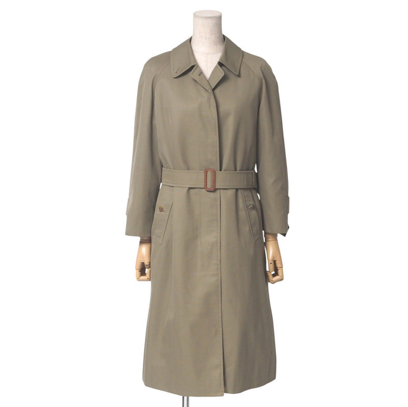 BURBERRY Stainless collar coat - 55% cotton, 45% polyester khaki Women 9AB2