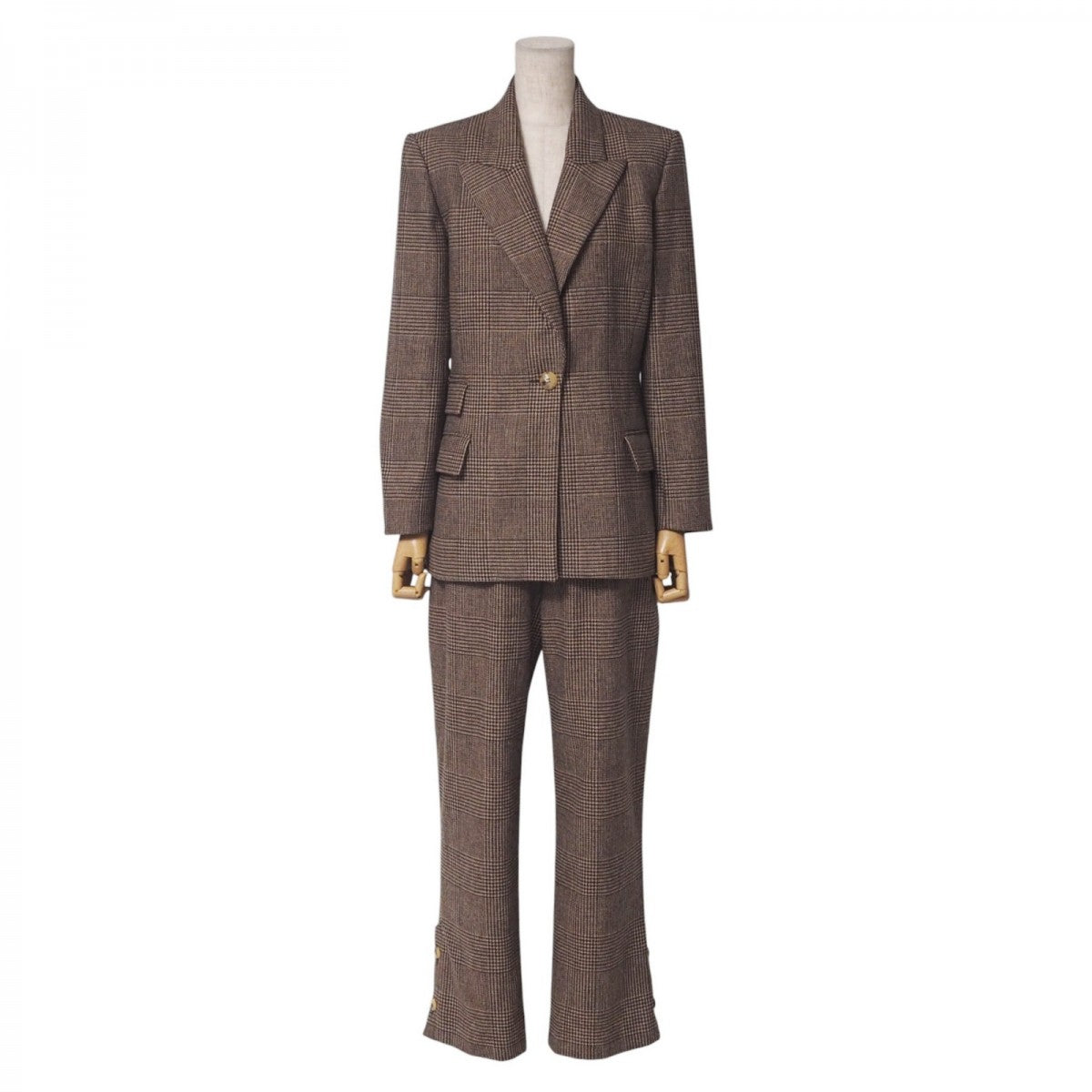 CELINE suit wool Brown Women 40