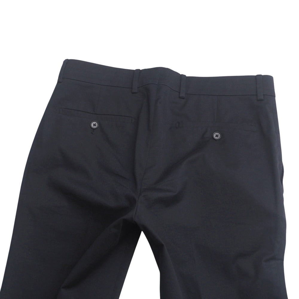 HERMES Pants 83520500 cotton Navy Women 40