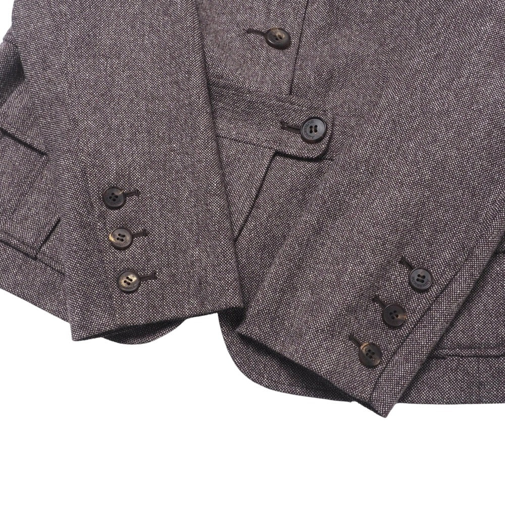 BURBERRY Jacket FC150-750-55 93% wool, 6% nylon, 1% polyurethane Brown Women 46