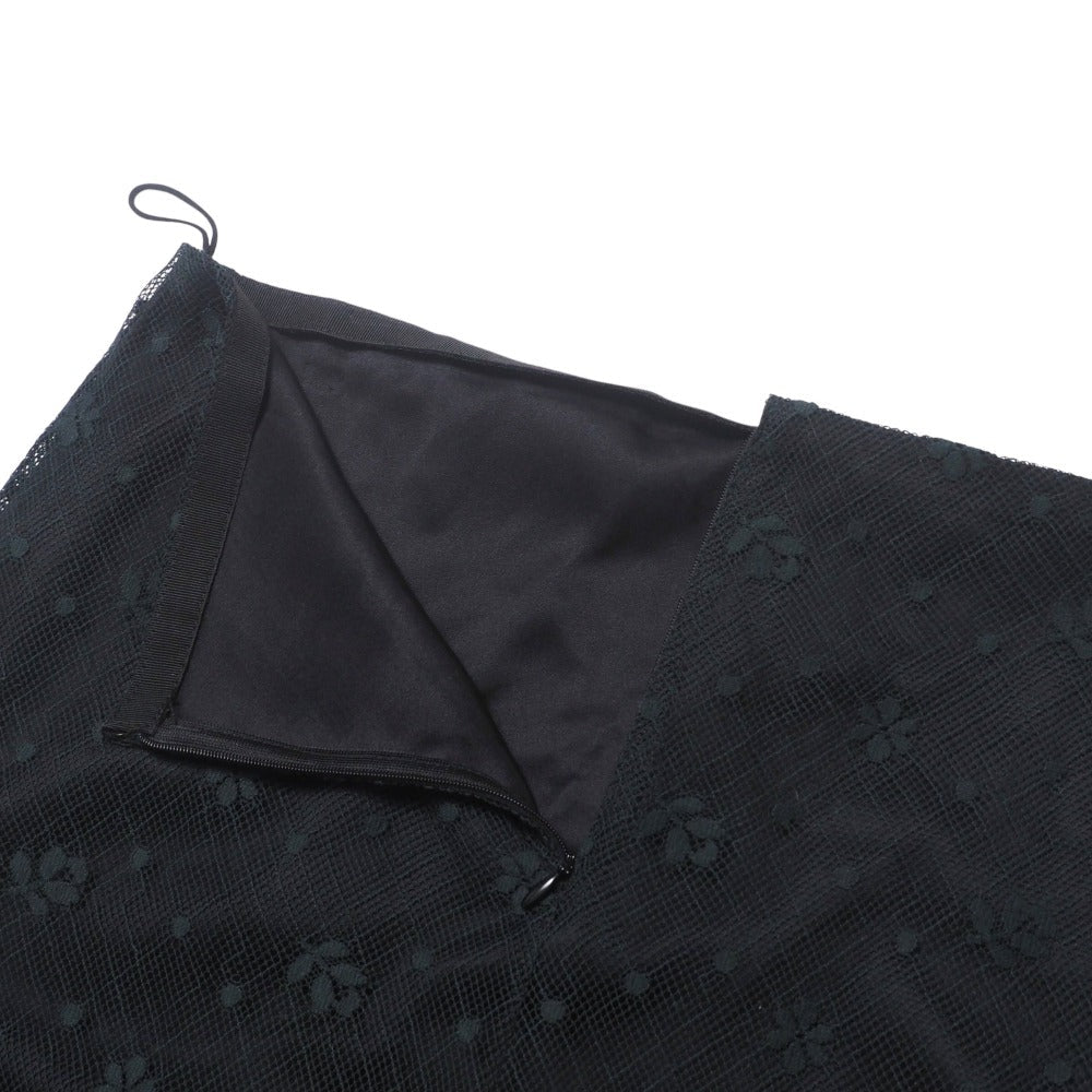 CHANEL skirt P22263 race black Women 40