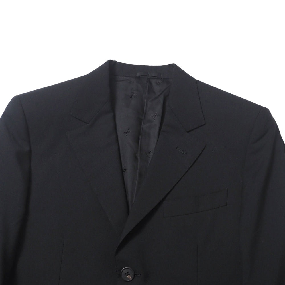 LOUIS VUITTON suit V8209/SJã»V8105/SJ wool black Jacket 48/Pants 46