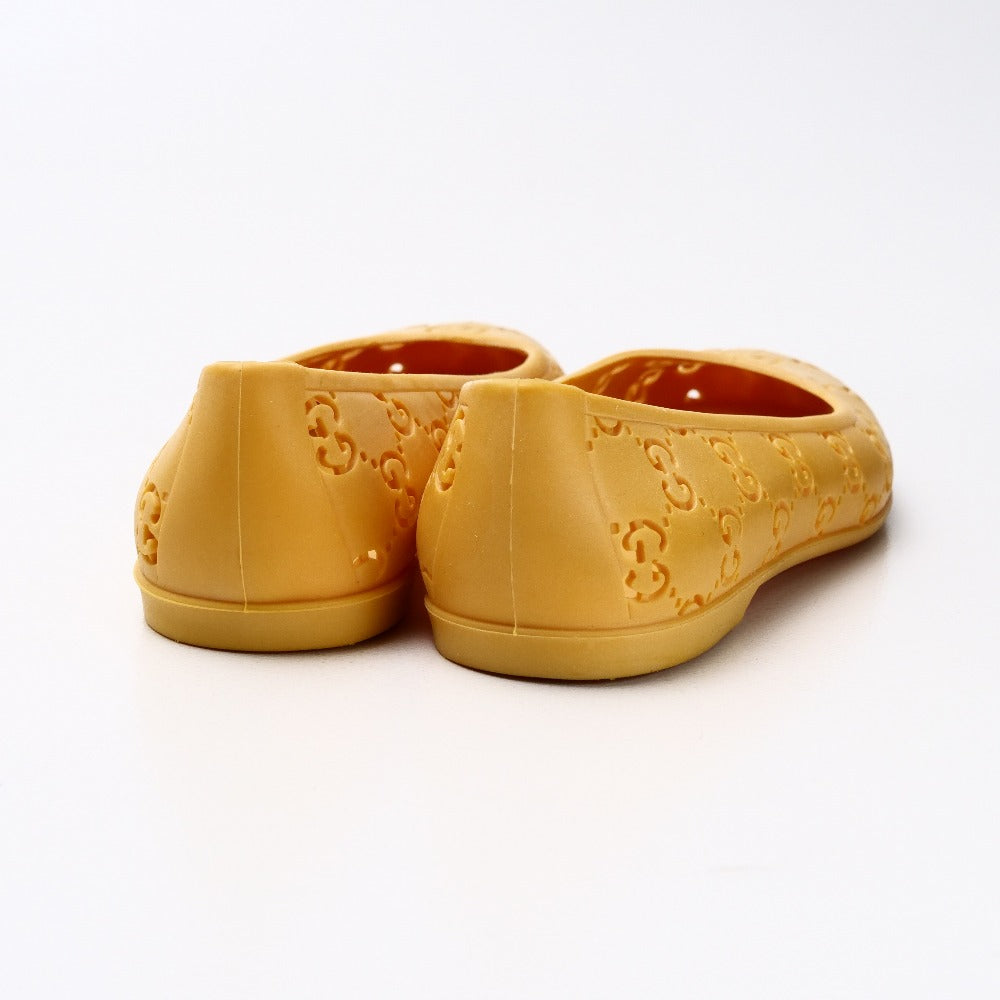 GUCCI pumps rubber yellow Women 34