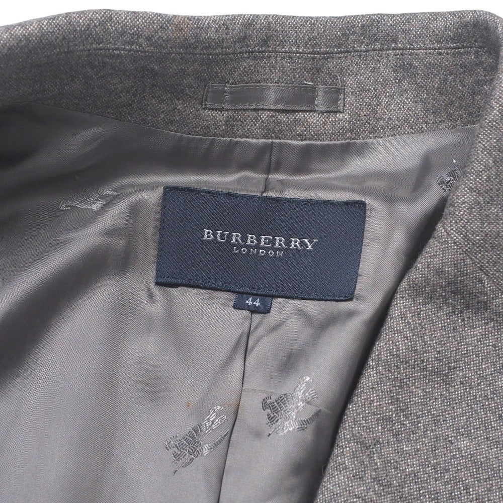 BURBERRY tailored jacket FC123-741-40 Wool/Rayon/Nylon/Cashmere/Silk/Polyurethane gray Women 44