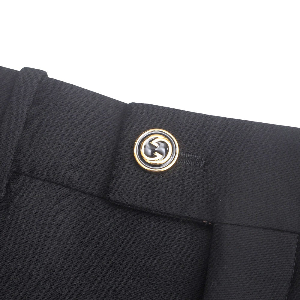 GUCCI Pants 632964 ZAD88 silk black Women 40