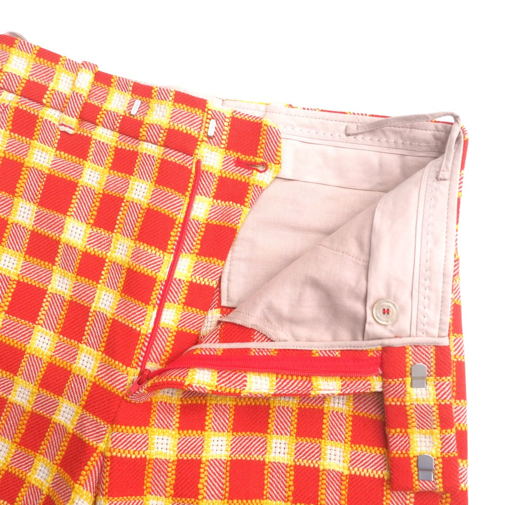 GUCCI Shorts 609574 tweed Orange x Yellow Women 36