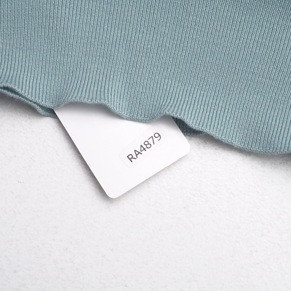 HERMES sweater knit Blue gray type mens S