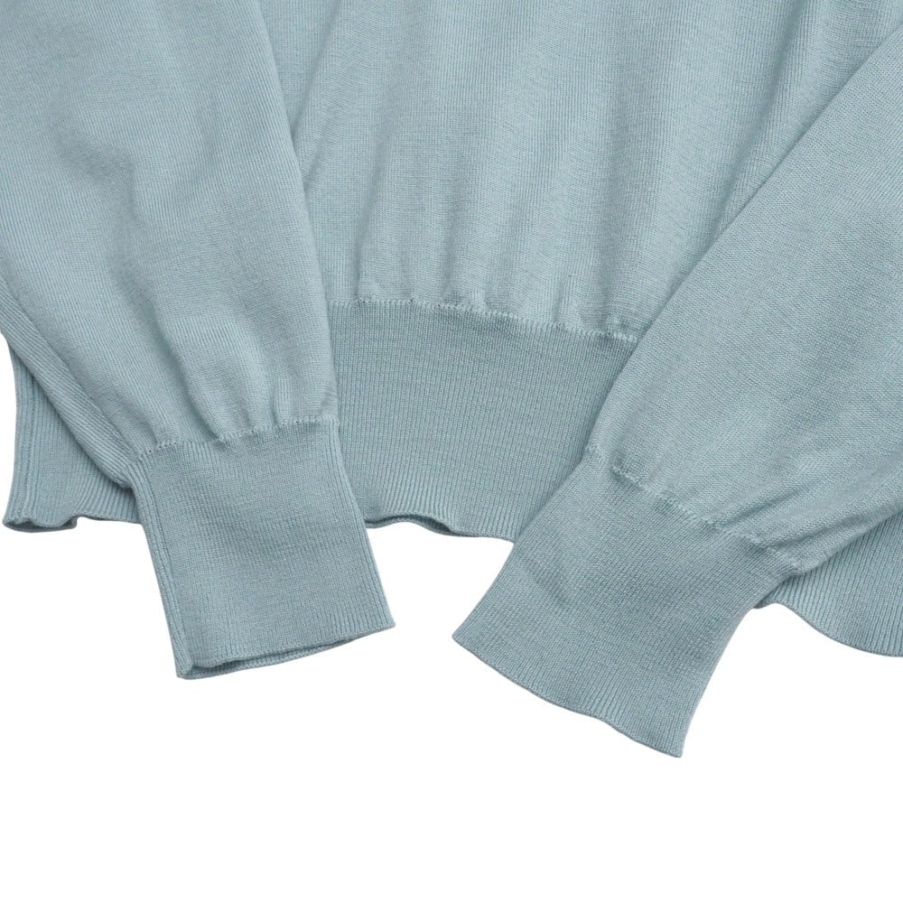 HERMES sweater knit Blue gray type mens S