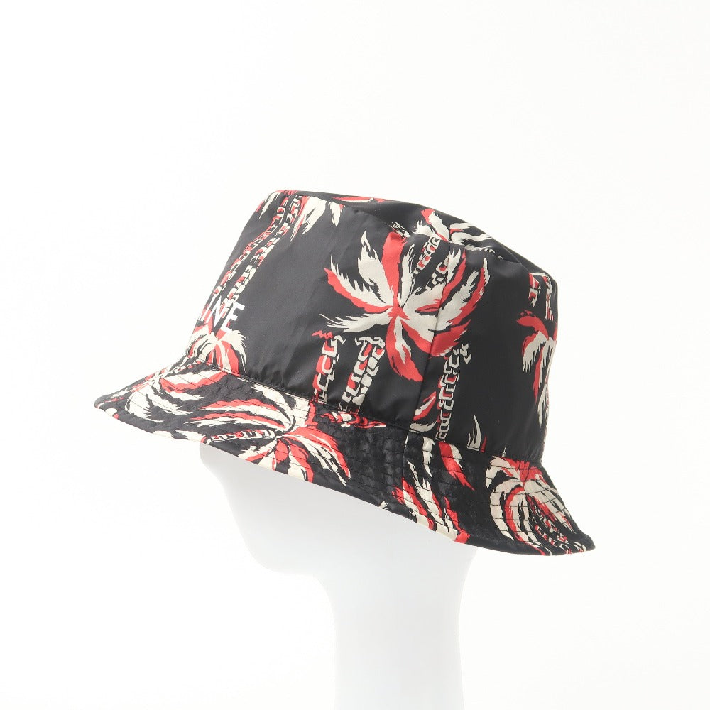 CELINE hat Nylon Black Red White type 2AU5B735T mens S