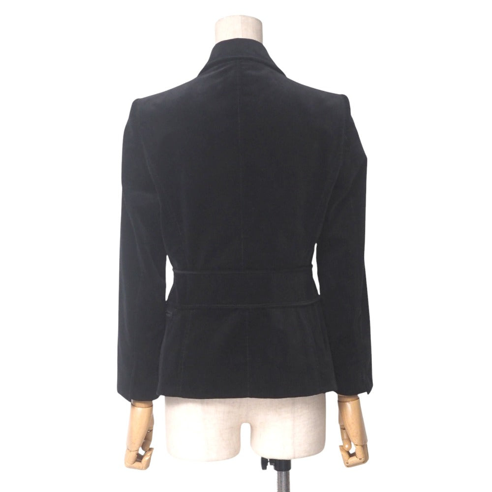 GUCCI tailored jacket cotton black 148400 ZM028 Women 40