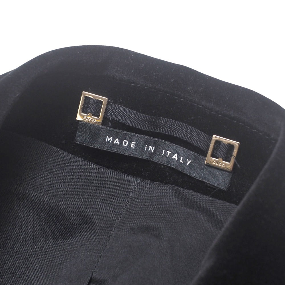 GUCCI tailored jacket cotton black 148400 ZM028 Women 40