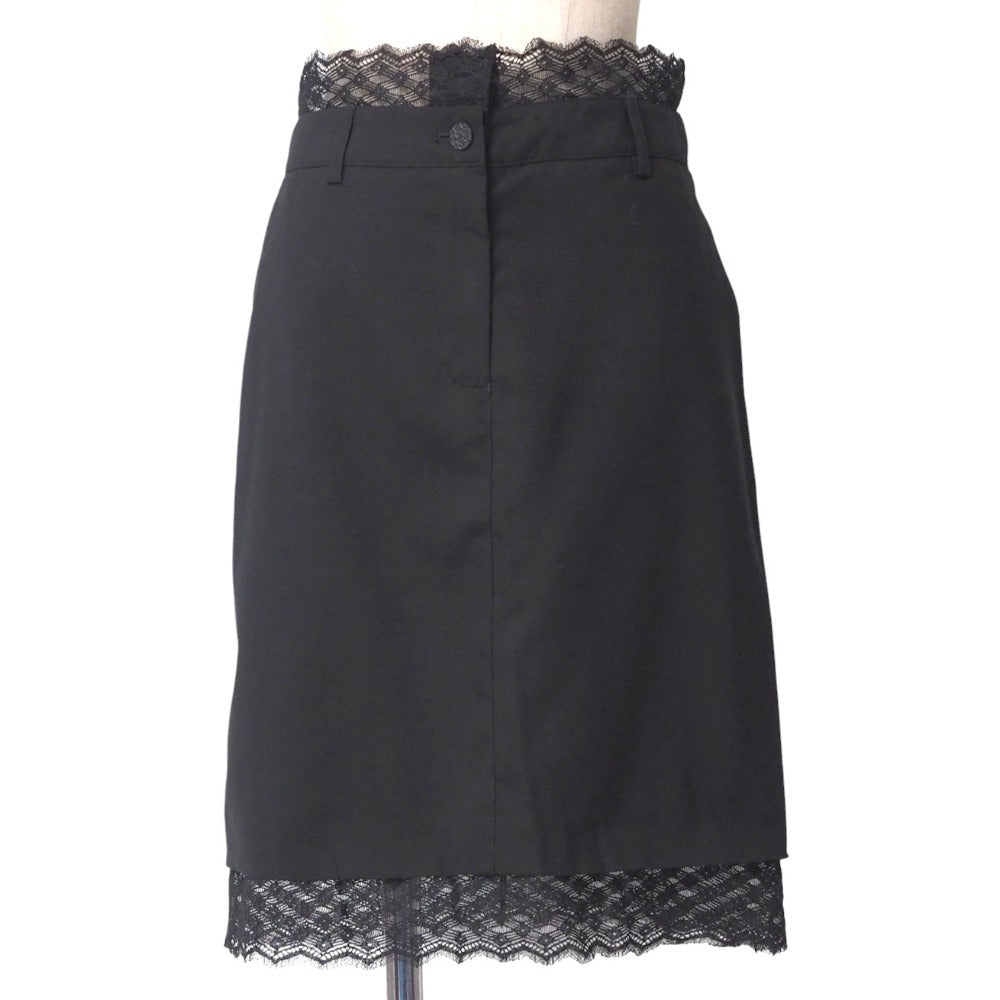CHANEL skirt wool black P23486V13701 Women 34