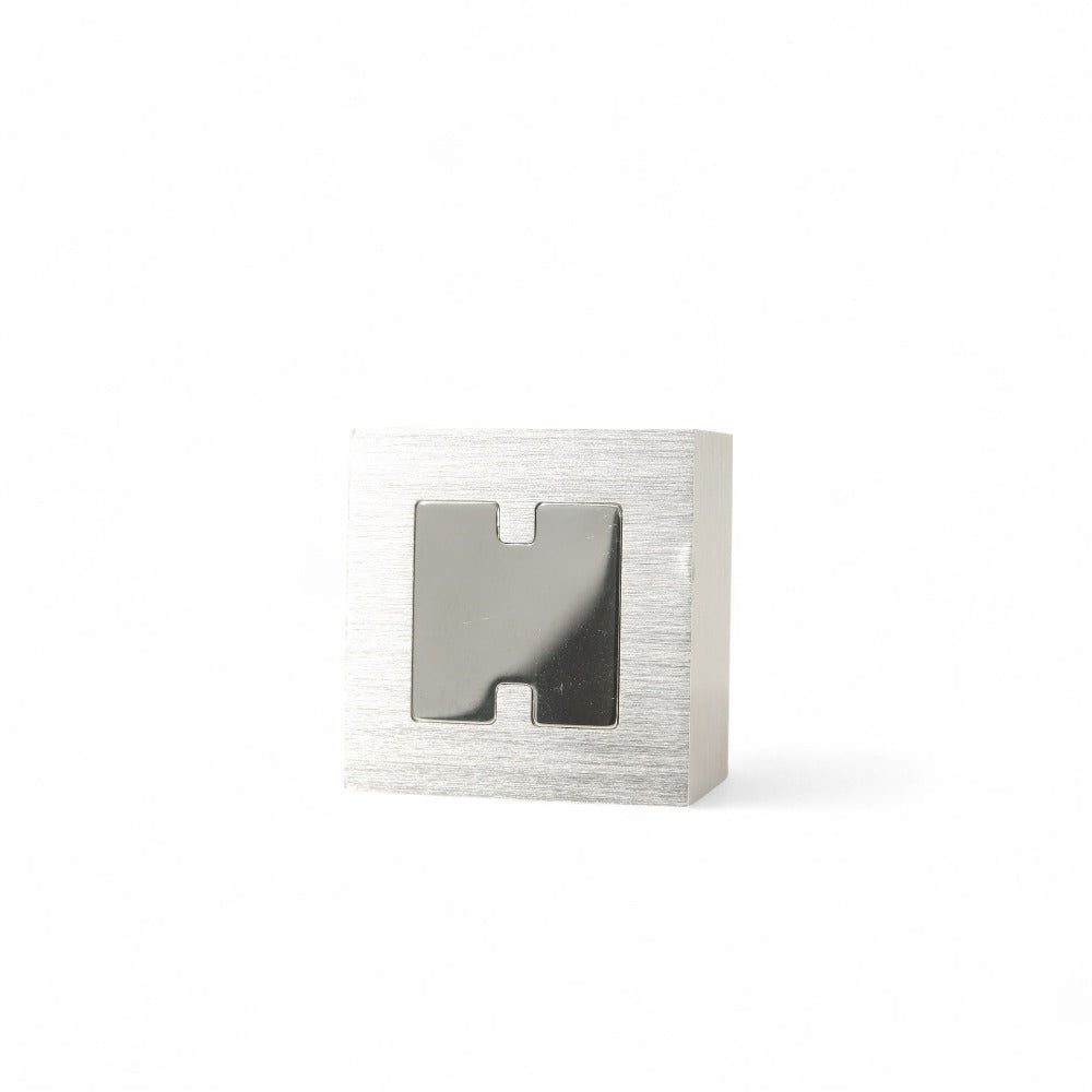 HERMES Photo frame metal Silver Women(Unisex)