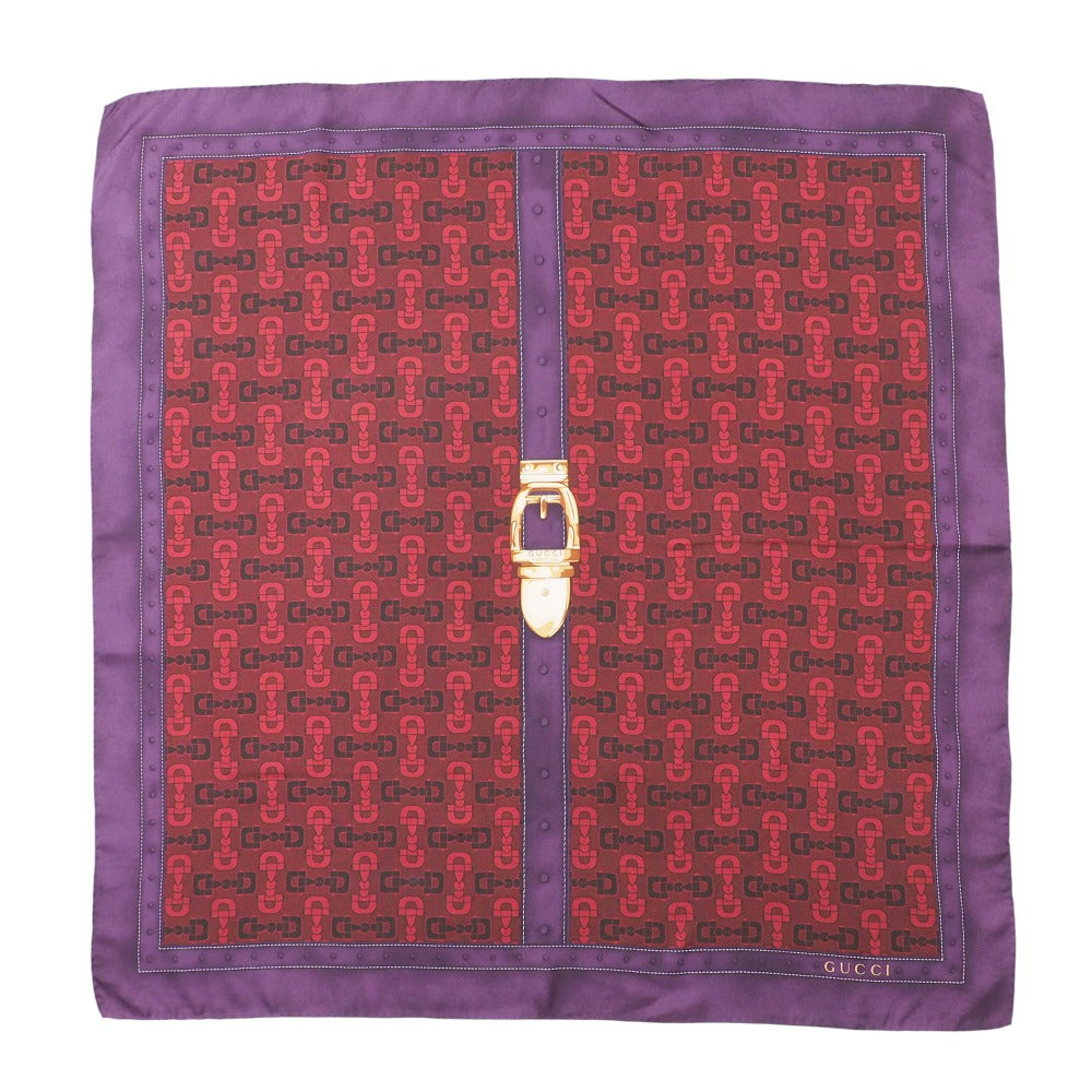 GUCCI scarf silk Purple Wine Red White Green type Yellow type Women