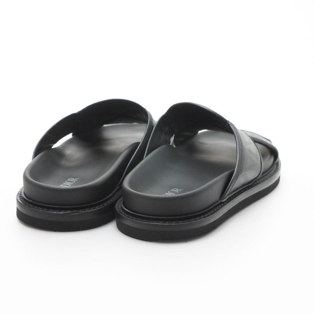 DIOR HOMME Sandals leather black LS-02 22 42