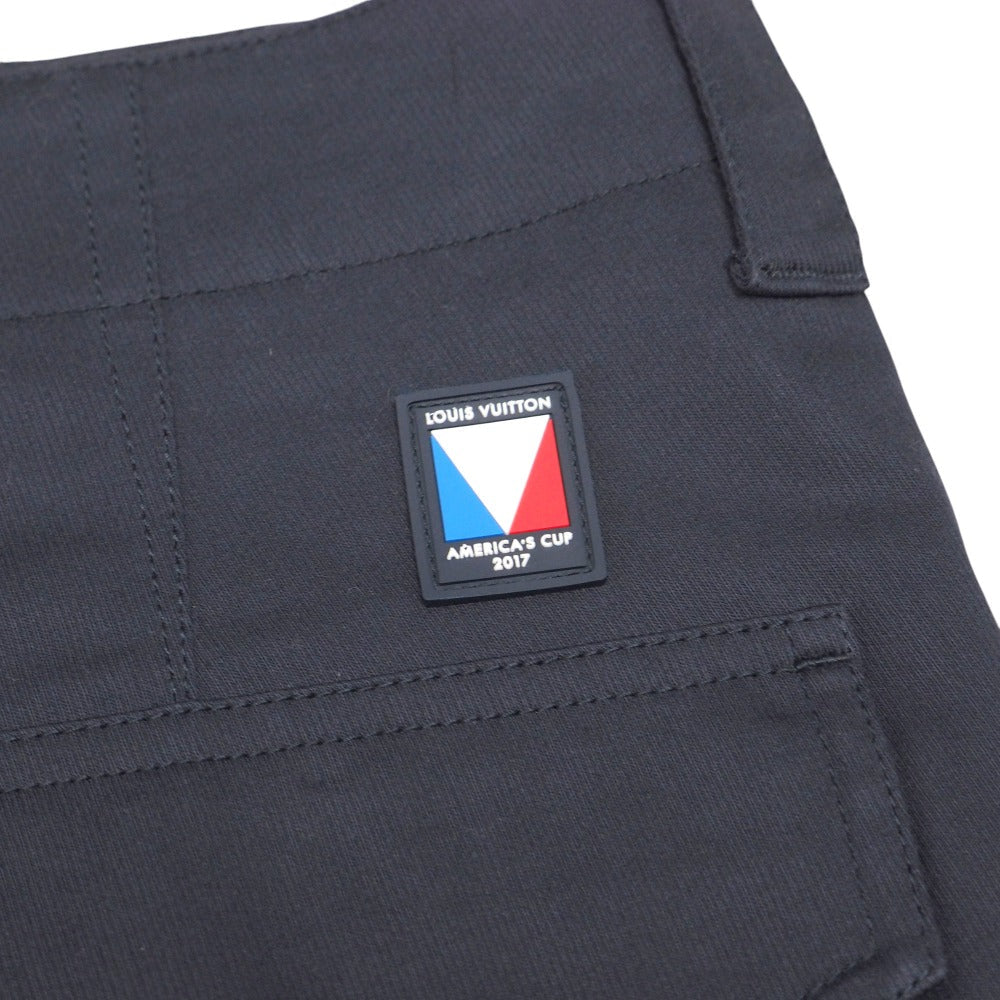 LOUIS VUITTON Pants 96% cotton, 4% polyurethane Navy America's Cup 36