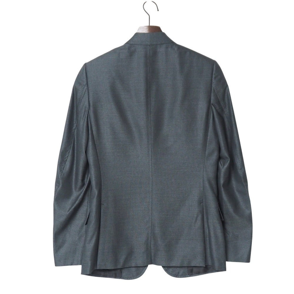 GUCCI suit 60% wool, 40% silk gray 21NCFB mens 7-46 C
